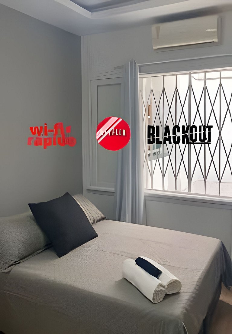 Belíssimo Studio Ipanema: Praia, Lagoa, Metrô!