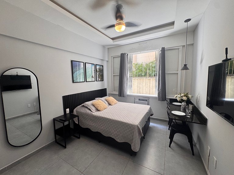 Belíssimo Studio Ipanema: Praia, Lagoa, Metrô!