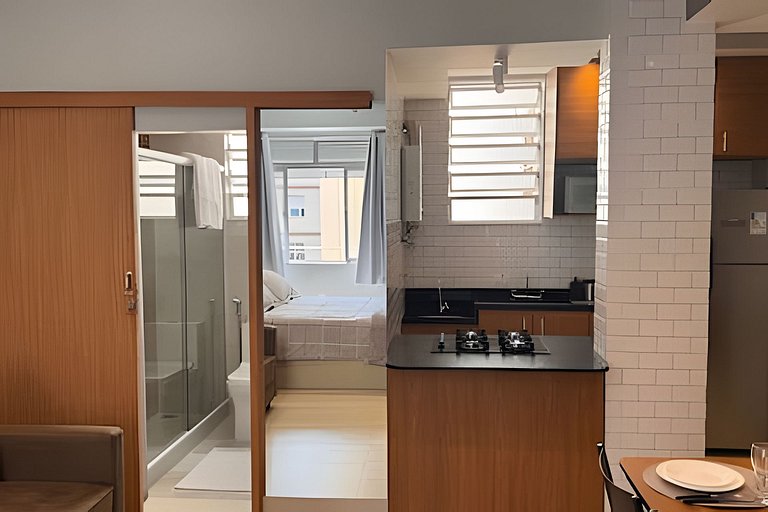 Espetacular apt quadra praia Copacabana Oásis