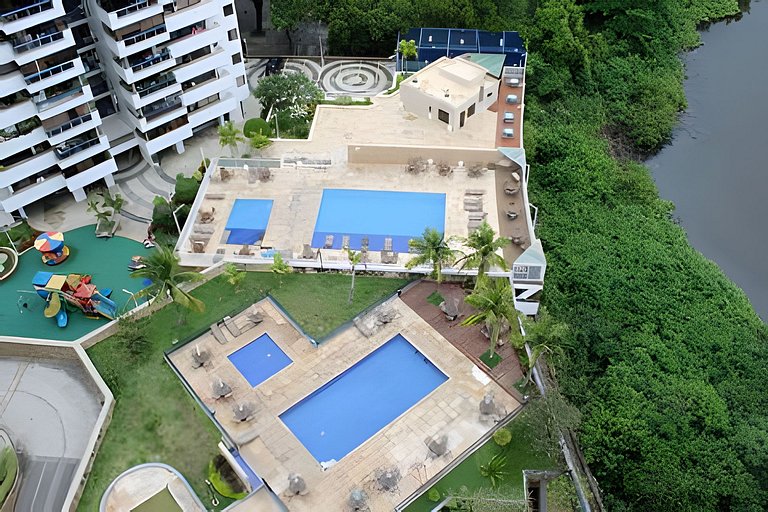 Refúgio Alfabarra Posto 8 Frente Mar Lazer Total!