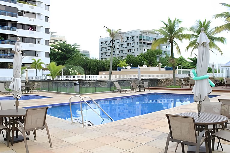 Refúgio Alfabarra Posto 8 Frente Mar Lazer Total!