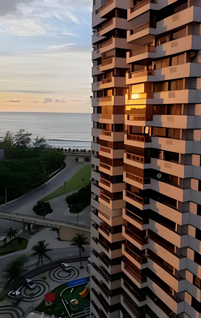 Refúgio Alfabarra Posto 8 Frente Mar Lazer Total!