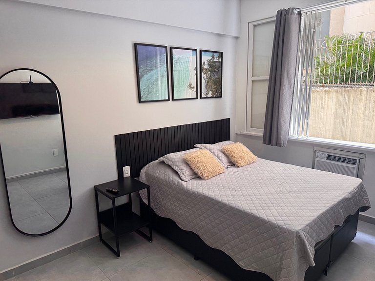 Belíssimo Studio Ipanema: Praia, Lagoa, Metrô!